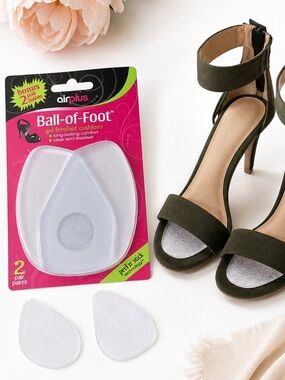 Airplus Ball-of-Foot Invisigel Gel Forefoot Cushions 2 Pack New